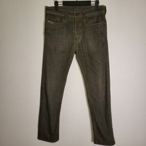 Diesel Denim Jeans size 29 Buster regular slim-tapered 0845K_stretch olive green